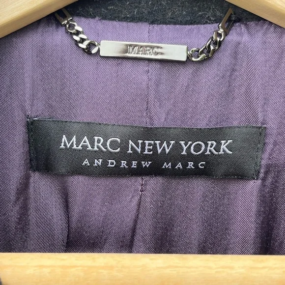 Andrew Marc wool pea coat - Picture 3 of 4